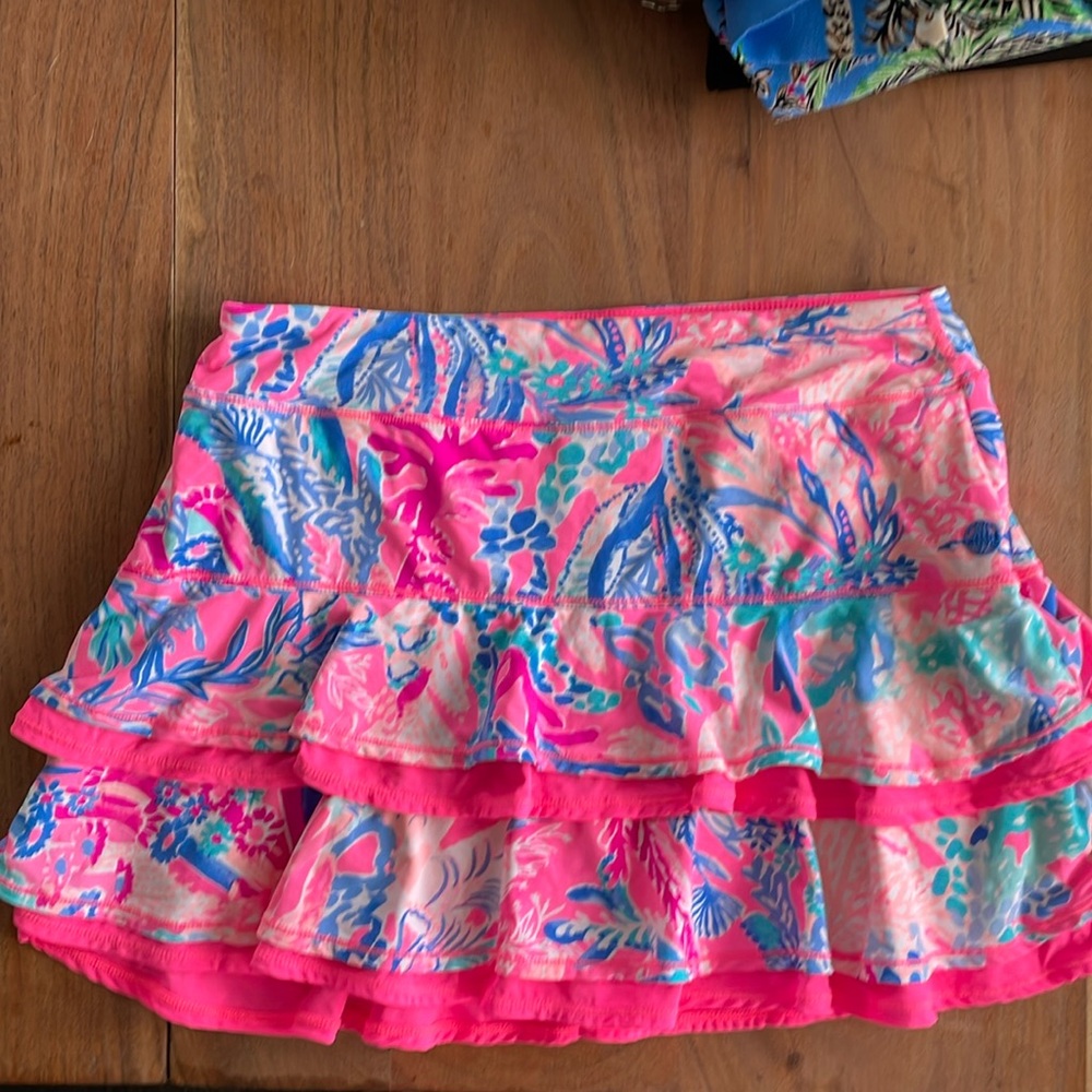 Lilly Pulitzer layered skirt/skort/swim or sports